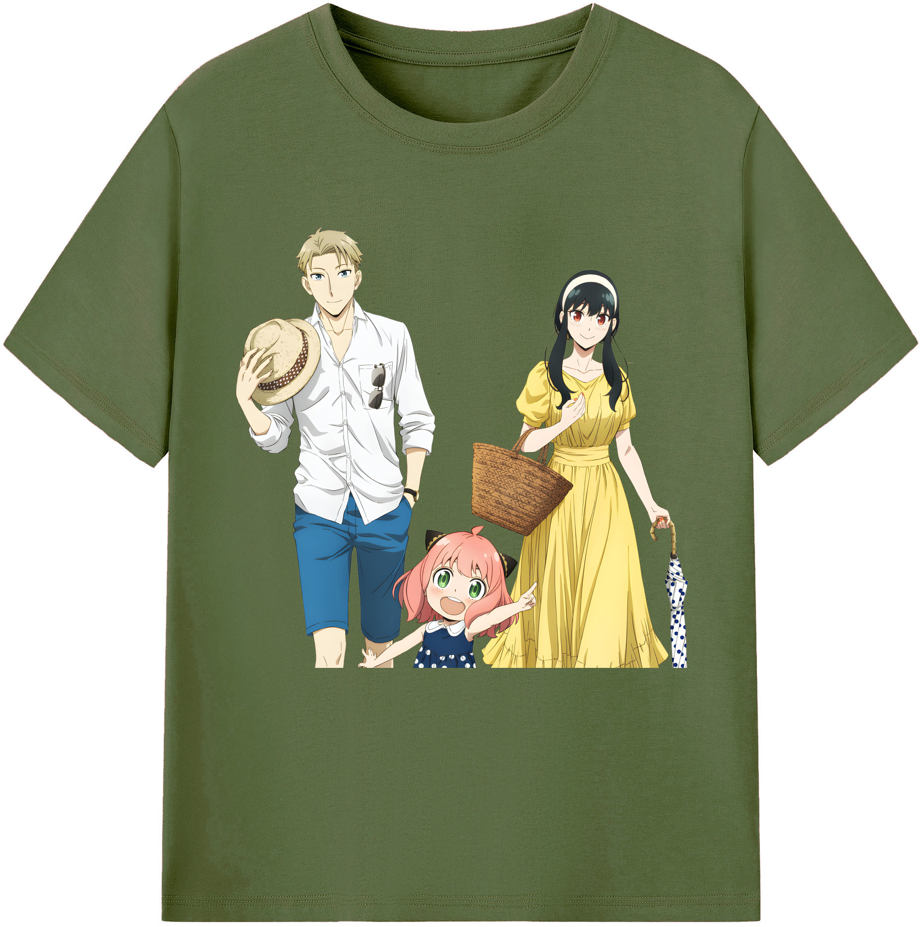 （画像用） SPY×FAMILY间谍家家酒 綿100％半袖Tシャツ（フロントプリント）